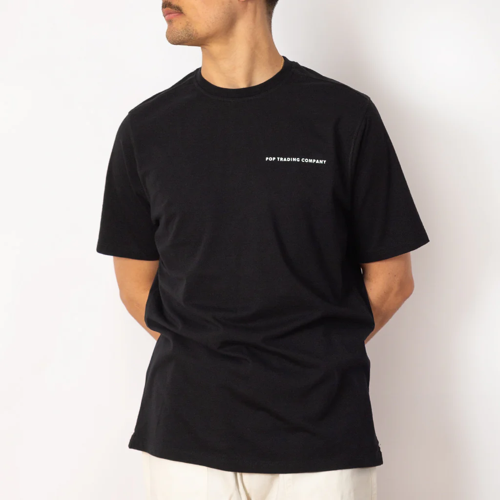 Pop Logo T-Shirt - Black - Image 3
